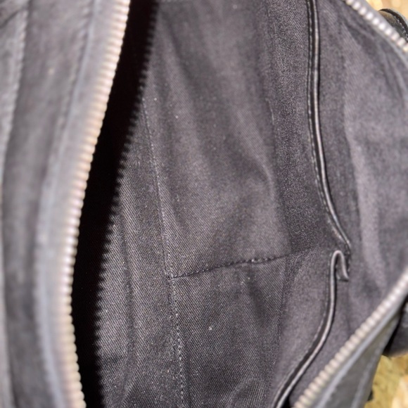 Latico Black Leather Satchel with Fringe Details - Picture 3 of 5